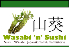 Wasabi and sushi